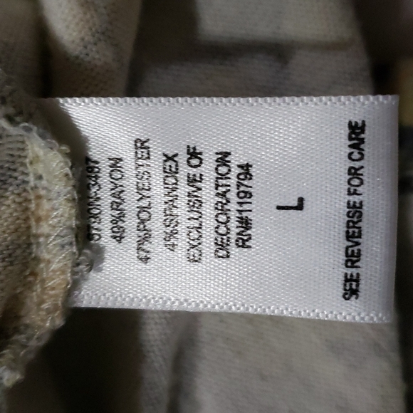 One World live and let live blouse Size L - Picture 5 of 5